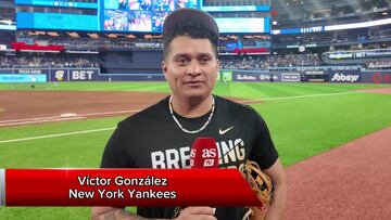 El mexicano Víctor González vive un sueño con los Yankees