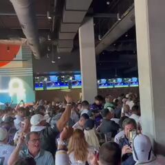 La reacción de la peña madridista de Los Ángeles al gol ganador de Bellingham