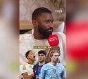 Rüdiger elige quién es el mejor de Bellingham, Pedri y De Bruyne... y ojo a su ranking