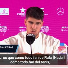 Alcaraz y la posible retirada de Nadal: 60″ muy emocionantes