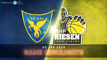 Resumen del UCAM Murcia vs Ludwigsburg de la Champions League
