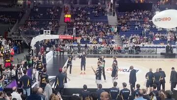 Piel de gallina y pelos de punta: el gesto del público con Rudy Fernández