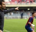 La obsesión de Guardiola en su primer partido con el Barça B en Tercera
