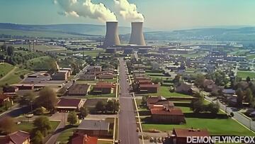 Así se verían Los Simpson en la viral real pero en el año 1950