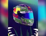 Así será el casco que usará Checo Pérez en Miami
