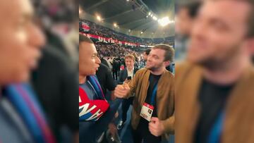 El momento entre Mbappé y Fabrizio Romano que está dando que hablar: vean el gesto del francés