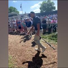 Bryson DeChambeau tossed a ball to a kid and a grown man swiped it from him: furious reaction