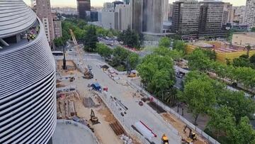 Fuga de gas en el Bernabéu: el accidente provoca cortes de tráfico y paradas del Metro