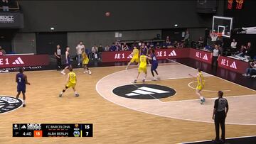 Con todos ustedes el futuro del Barça y del baloncesto español: tiene 12 años y juega contra gente de 18