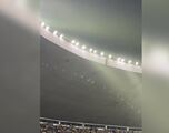 ¡Festejo de alto riesgo! Aficionado subió al techo del Estadio Azteca