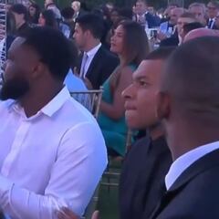 Camera zooms in to see Mbappe’s reaction as Bellingham wins La Liga’s best player