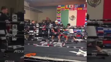 ‘Canelo’ Álvarez da clases de boxeo al hijo de ‘Manny’ Pacquiao