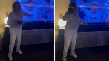 La celebraci¨®n m¨¢s viral de Terelu Campos por la victoria del Madrid