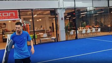 Messi’s hilarious net play in a padel match with Suárez leaves everyone in stitches!