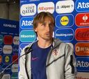 La reacción de Modric en zona mixta según escuchó que el periodista era español