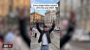 Un turista se propone cabrear a todos los italianos posibles: el vídeo supera las 20M de visitas