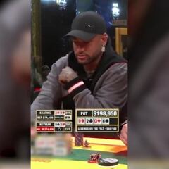 La reacción de Neymar tras ‘desplumar’ 360.000 dólares a un famoso en segundos
