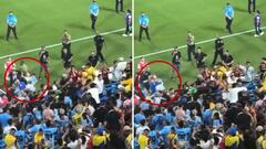 El botellazo a Mina Bonino y su hijo en plena tangana que pudo acabar fatal