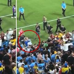 El botellazo a Mina Bonino y su hijo en plena tangana que pudo acabar fatal