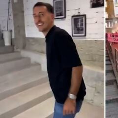 Así ha sido el recibimiento sorpresa de la cuadrilla de Oyarzabal en Eibar