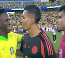 Le secó completamente y ahí Vinicius estuvo elegante: al acabar el partido se fue a por él directamente