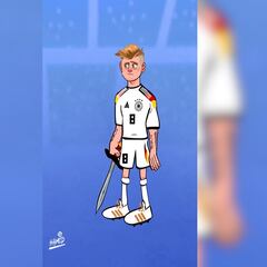 Recrean en dibujos los enfrentamientos de selecciones y no puede ser más real el dolor del madridismo