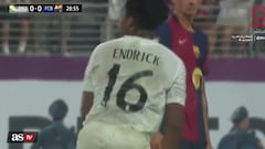 Casi no se vio en directo y es un detalle de clase total: lo de Endrick a Íñigo, sublime