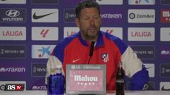 Simeone, al ser preguntado por Olmo y Vinicius: 5′′ que lo dicen todo