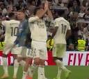 El momento que no se vio entre Rodrygo y Vinicius tras el partido