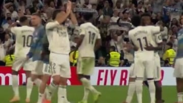 El momento que no se vio entre Rodrygo y Vinicius tras el partido