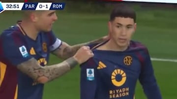 El golazo de Matías Soulé en Roma que imita a Maradona 40 años después