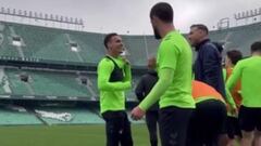 El correctivo de un compañero a Antony cuando se entera de que puede jugar ante el Madrid