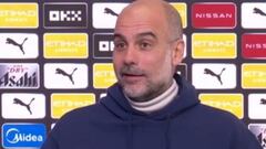 Guardiola quiso resaltarlo y para muchos es impopular: su primera reacción tras el Atlético-Madrid