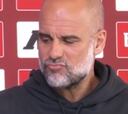 La imagen más dura de Guardiola ante la prensa: su rostro lo dice todo