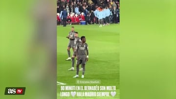 El gesto de Vinicius a los madridistas en el Emirates tras el 3-0: atentos a lo que hace al final