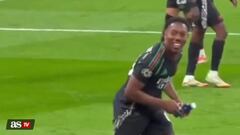 Lleva 3M de visitas: lo que le hizo el lateral del Arsenal a la grada del Bernabéu tras el 0-1 de Saka