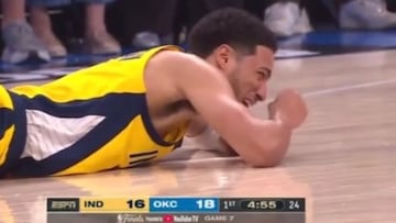 Haliburton se desgracia la pierna intentando ganar la NBA