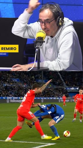 Remiro reacciona al “penalti más surrealista de los últimos 100 años” de Caleta-Car: “¿Qué hostias pasa aquí?"