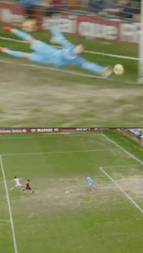 El relevo de Courtois está asegurado: las dos paradas bestiales de Fran González en 5 minutos