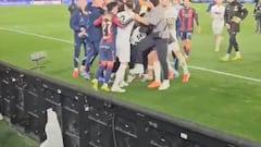 Sale a la luz una toma desde la grada de la tangana del Levante vs. Valencia: vean a Danjuma