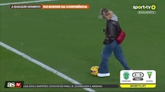 Lleva 20M de visitas y muchos no dan crédito: Sydney Sweeney causa furor en el estadio del Sporting de Portugal