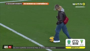 Lleva 20M de visitas y muchos no dan crédito: Sydney Sweeney causa furor en el estadio del Sporting de Portugal