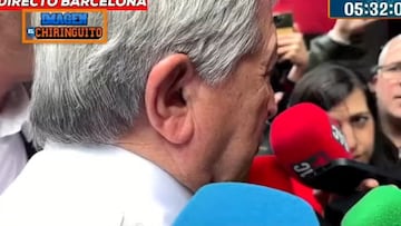 El momento viral de Enrique Cerezo al llegar a la comida de directivas: desconcierto total