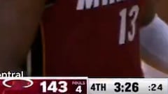 Vean los 83 puntos de Adebayo en dos minutos: noche histórica en la NBA