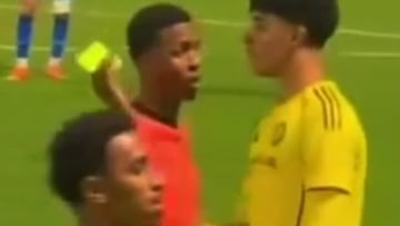 Cristiano Ronaldo Jr. provoca una trifulca en Arabia: salió del campo con polémica