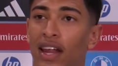 2 años y medio en Madrid después, escuchen el nivelazo en castellano de Bellingham: viral