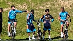 El momentazo de Lamine dando la murga a Laporte y Llorente que se va a viralizar