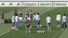 Camavinga quedó señalado de Mallorca y hoy ha dejado una imagen peculiar: vean el inicio del entreno