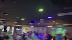 Wild celebrations in Las Vegas: peña madridista erupts after Carvajal’s goal!