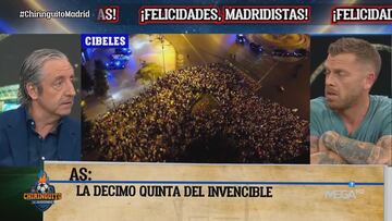 Los madridistas estaban en Cibeles y no lo vieron: así fue la felicitación sincera de Jota Jordi al Madrid por la 15